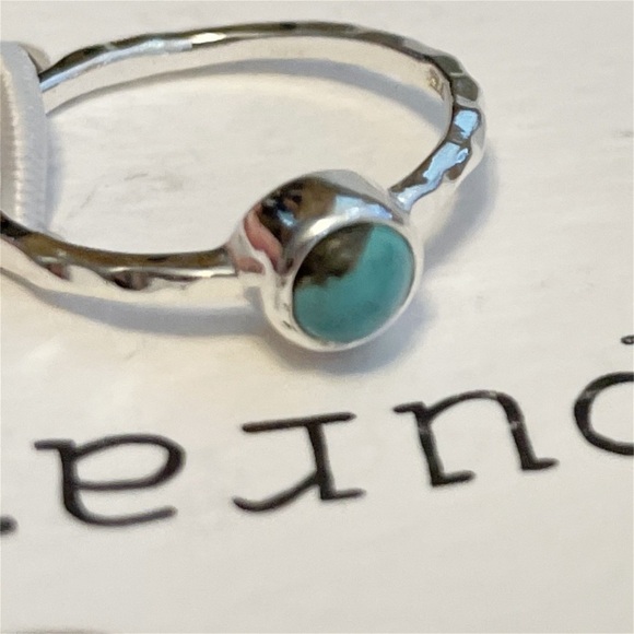 Pura Vida Ring 925 Silver Turquoise Boho Ring Size 7 - Picture 10 of 15